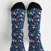 Chaussette cacahuètes en Motif de fleurs (Haut)