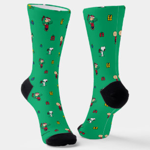 Chaussette cacahuètes   Motif cadeau de Noël