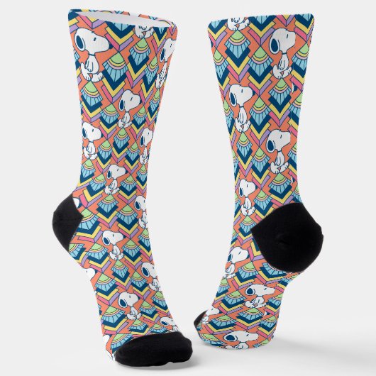 Chaussette cacahuètes | Snoopy Deco Dreams Motif (Angulaire)