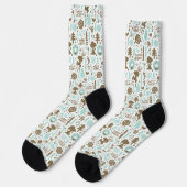 Chaussette cacahuètes | Snoopy Frosty Motif de Noël (Gauche)