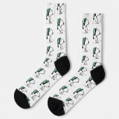 Chaussette cacahuètes | Snoopy Green Casquette de neige (Gauche)