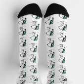 Chaussette cacahuètes | Snoopy Green Casquette de neige (Haut)