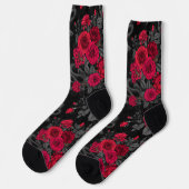 Chaussette Caché dans les roses (Gauche)
