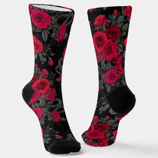 Chaussette Caché dans les roses (Angulaire)