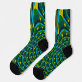 Chaussette Cactus Abstrait (Gauche)