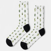 Chaussette Cactus Fun Motif Sud-Ouest Désert (Gauche)