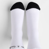 Chaussette cadeau d'amour minimaliste (Haut)