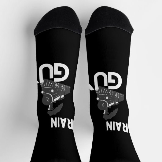 Chaussette Cadeau de modèle de locomotive de train (Haut)