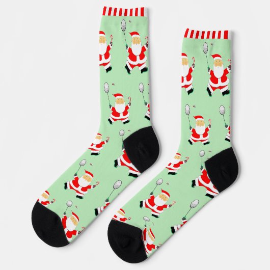 Chaussette Cadeau de vacances de badminton (Gauche)