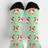 Chaussette Cadeau de vacances de badminton (Haut)