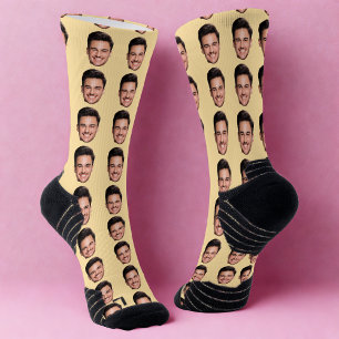 Chaussette Cadeau de visage personnalisé 