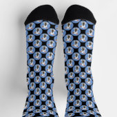 Chaussette Cadeau Fête des Pères Personnalisé Photo de Chien (Haut)
