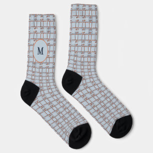 Chaussette Cadeau personnalisé à clé grecque en terre cuite c