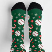 Chaussette Cadeaux de Noël de baseball (Haut)