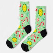 Chaussette Cadeaux de Noël de pickleball (Gauche)