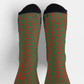 Chaussette Cadeaux de Noël modernes Design Chaussettes de vac (Haut)