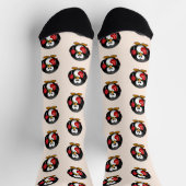 Chaussette Cadeaux de pingouin pour la Saint-Valentin (Haut)