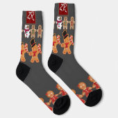Chaussette Cadeaux élégants simples de vacances de Noël MONOG (Droite)