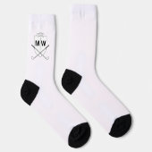 Chaussette Cadeaux Monogrammes personnalisés pour les golfeur (Droite)
