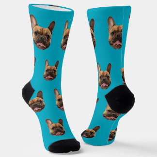 Chaussette Cadeaux personnalisés de photo de compagnie animal