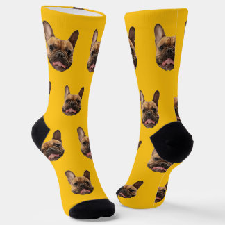 Chaussette Cadeaux personnalisés de photo de compagnie animal