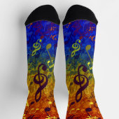 Chaussette Cadence colorée (Haut)