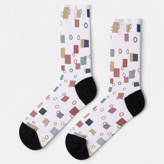Chaussette Calcetines con dibujos minimalistas alegres        (Gauche)