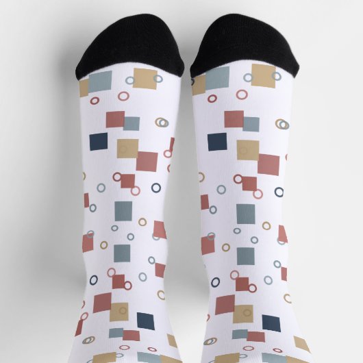 Chaussette Calcetines con dibujos minimalistas alegres        (Haut)