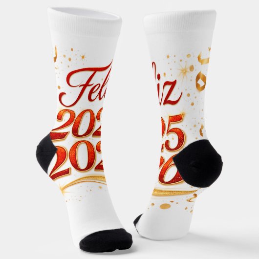 Chaussette Calcetines Premium Sostenibles con Diseño “Feliz 2 (Angulaire)