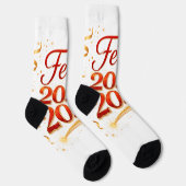 Chaussette Calcetines Premium Sostenibles con Diseño “Feliz 2 (Droite)