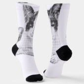 Chaussette Calico Halftone Muse (Angulaire)