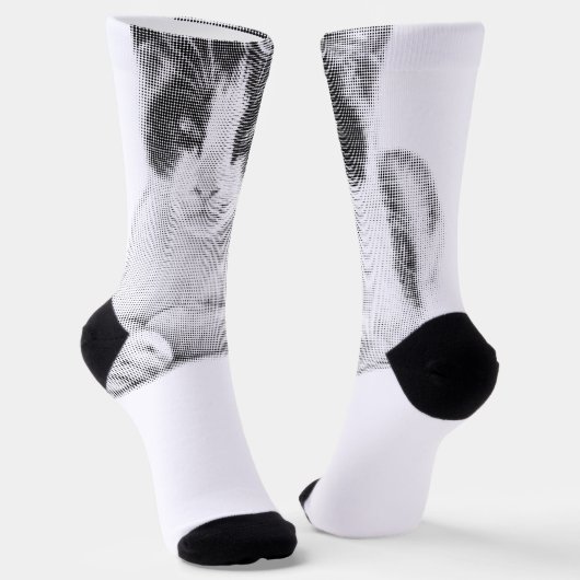 Chaussette Calico Pop Halftone (Angulaire)