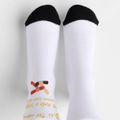 Chaussette calsetines con mensajes  (Haut)