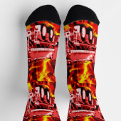 Chaussette Camion D'Incendie Dans Les Chaussettes De L'Équipa (Haut)