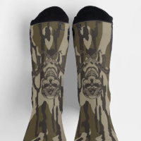 Camo Bottomland Vintage classique fusil et crâne