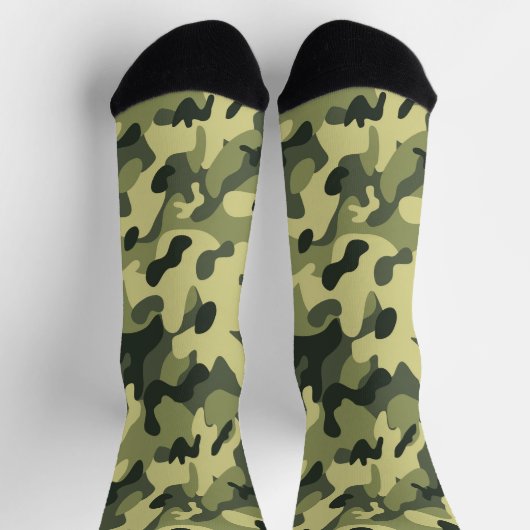 Chaussette Camo vert (Haut)