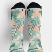Chaussette Camouflage Abstrait Pastel (Haut)