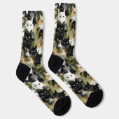 Chaussette Camouflage chats mignons (Droite)