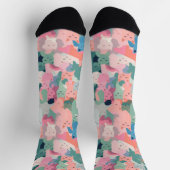 Chaussette Camouflage de chat Pastel Colours (Haut)