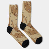 Chaussette Camouflage du désert Motif militaire (Droite)