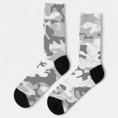 Chaussette Camouflage gris neige d'hiver, Militaire, Armée (Gauche)