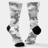 Chaussette Camouflage gris neige d'hiver, Militaire, Armée (Angulaire)