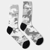 Chaussette Camouflage gris neige d'hiver, Militaire, Armée (Droite)