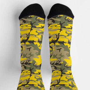 Chaussette Camouflage jaune et vert, Militaire, Armée