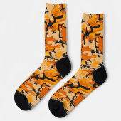 Chaussette Camouflage orange, Militaire, Armée (Gauche)