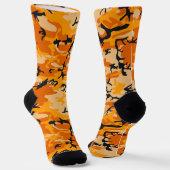 Chaussette Camouflage orange, Militaire, Armée (Angulaire)