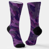 Chaussette camouflage tons de violet (Angulaire)