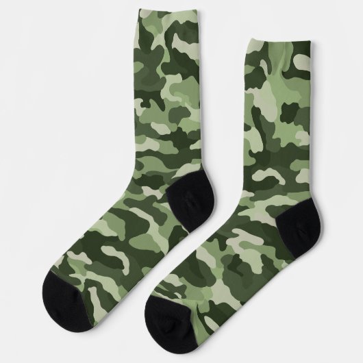 Chaussette Camouflage vert (Gauche)