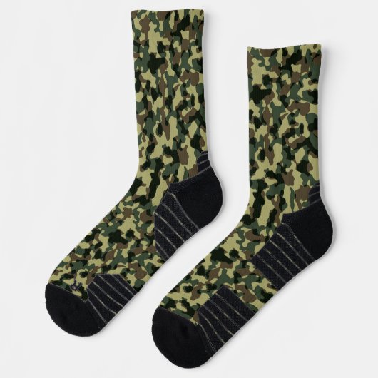 Chaussette Camouflage vert (Gauche)