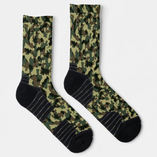 Chaussette Camouflage vert (Droite)